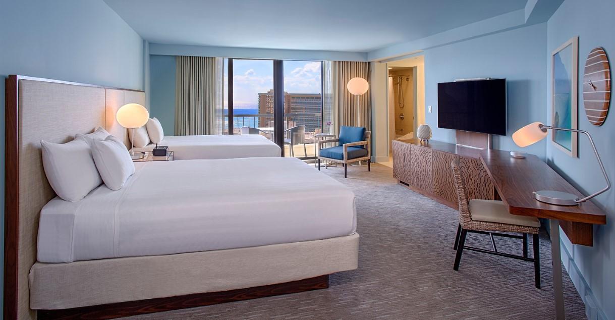 2 Queen Beds, Ocean View