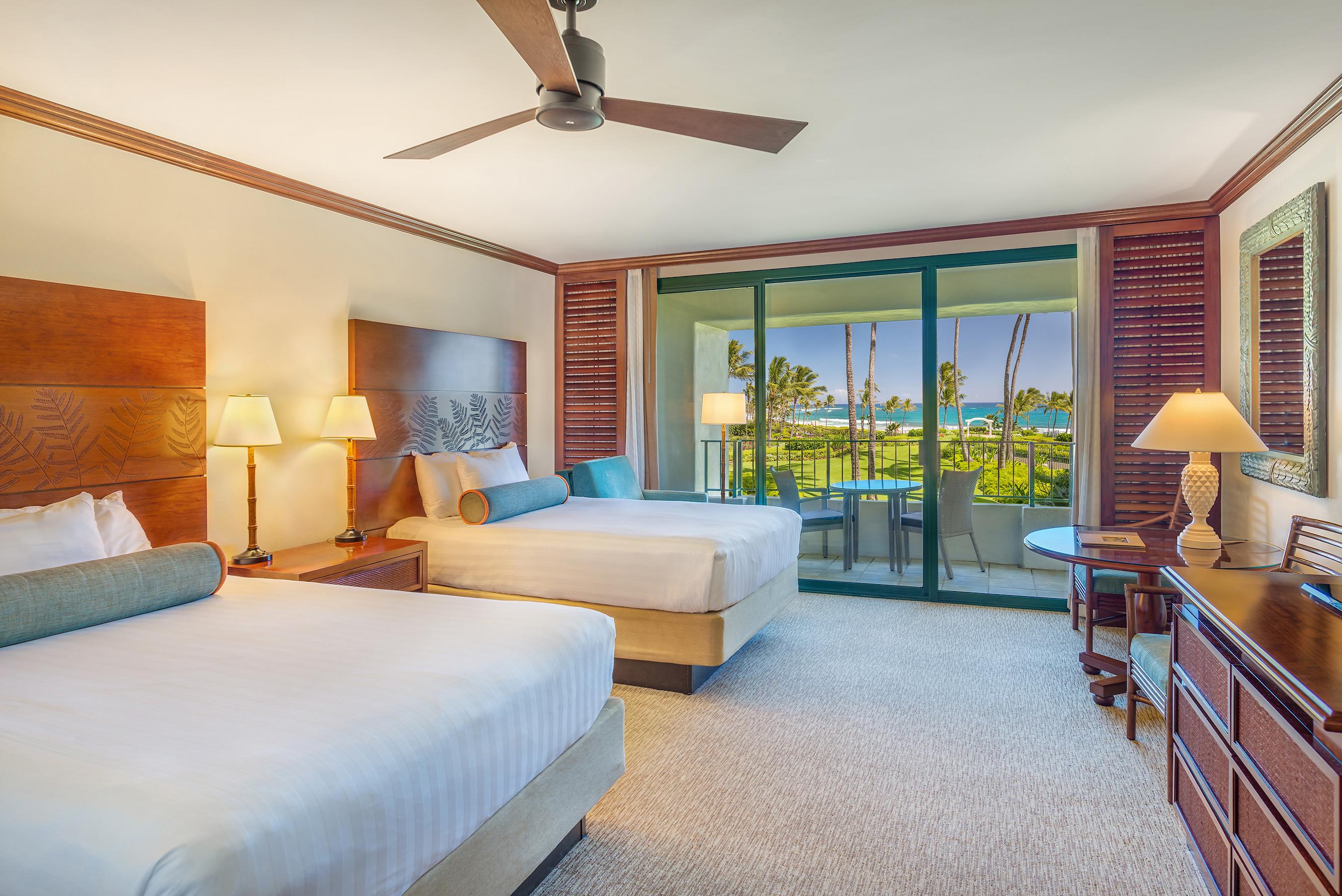 2 Queen Beds / Ocean View - 500 sq ft