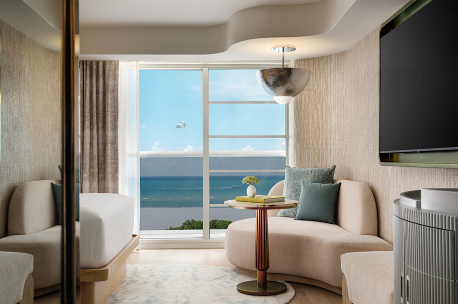 1 King Bed Partial Ocean View with Balcony