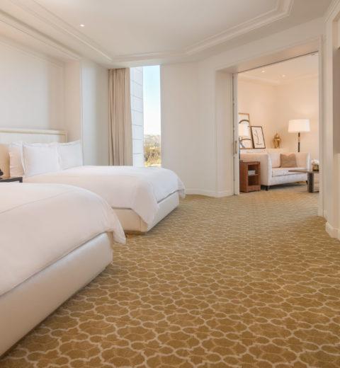 Two Queen Deluxe Corner Suite with Terrace